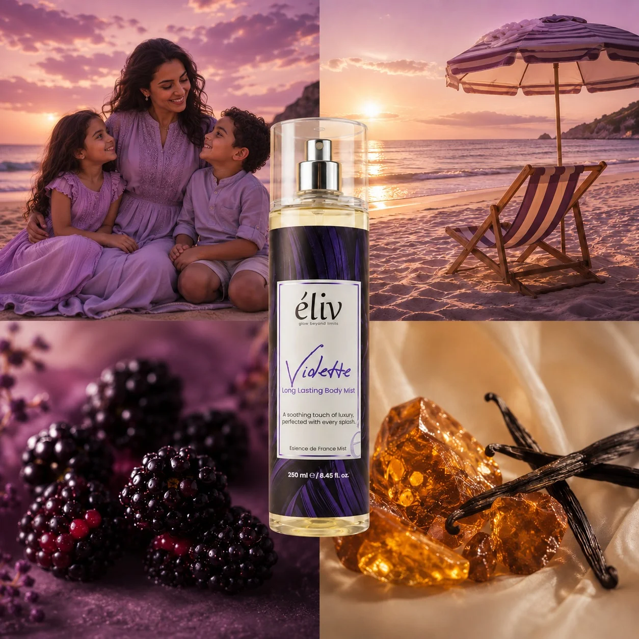 Eliv Violette Long Lasting Body Mist